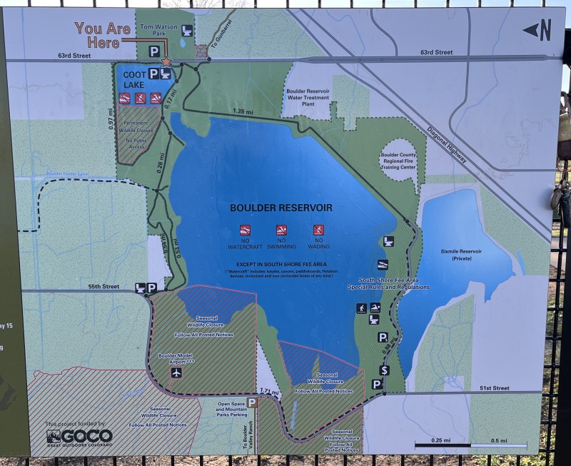 Coot Lake, Boulder, Colorado (April 2025)