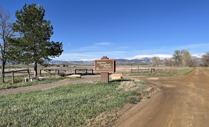 Lagerman Agricultural Preserve, Open Sky Loop, Longmont (April 2025)