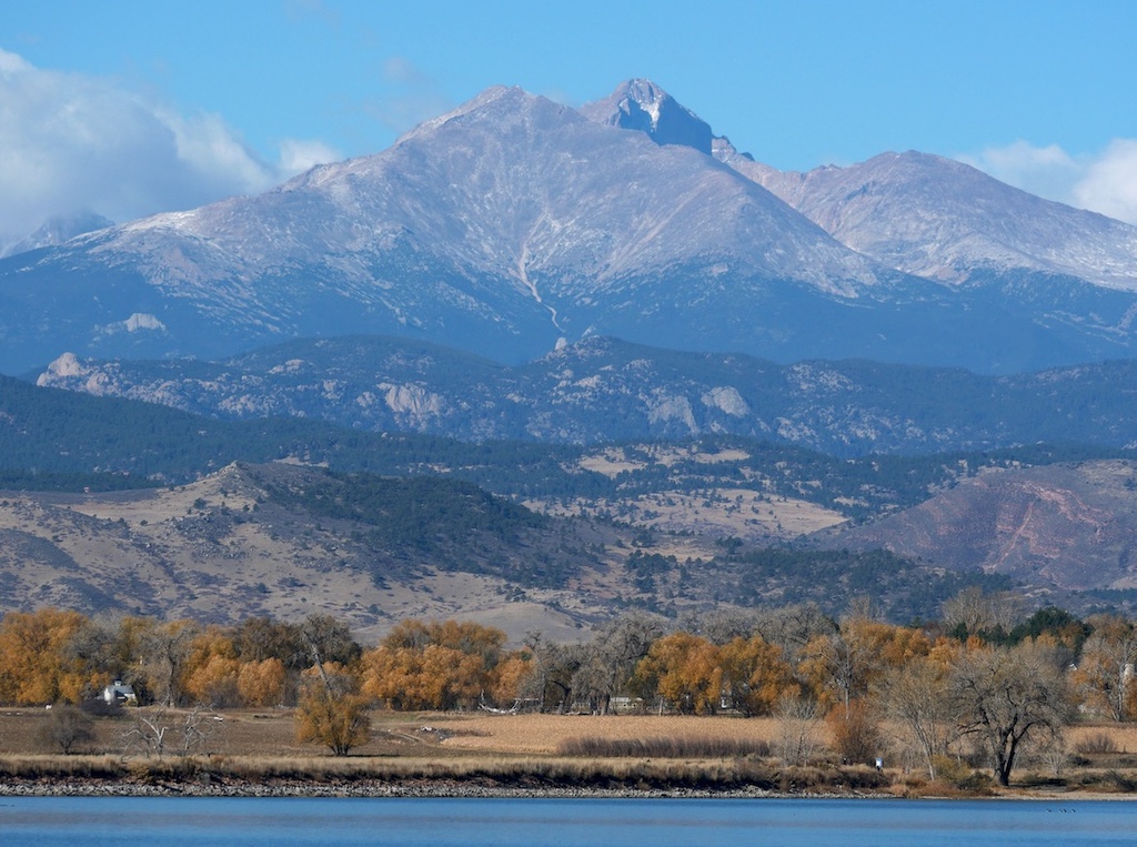 Longs Peak, Mountains Visible from Boulder (November 2025)