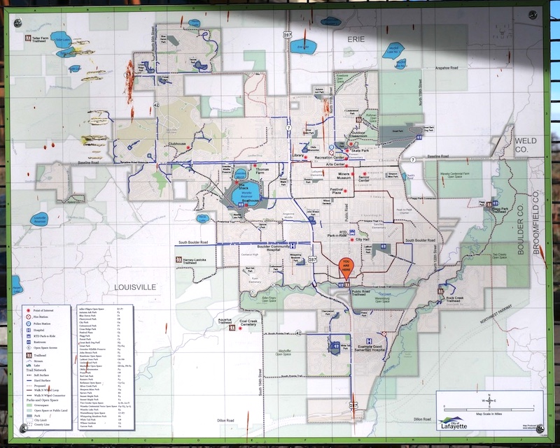 S Public Rd Trailhead, Coal Creek Trail, Lafayette, Colorado (March 2025)