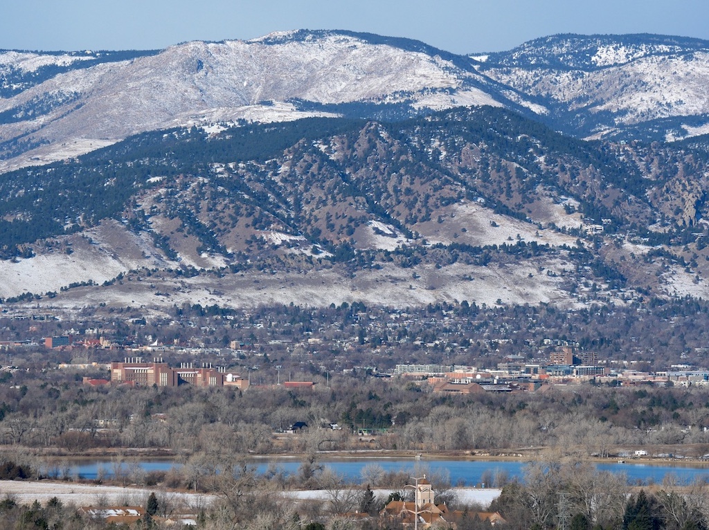 Mount Sanitas, Mountains Visible from Boulder (December 2025)