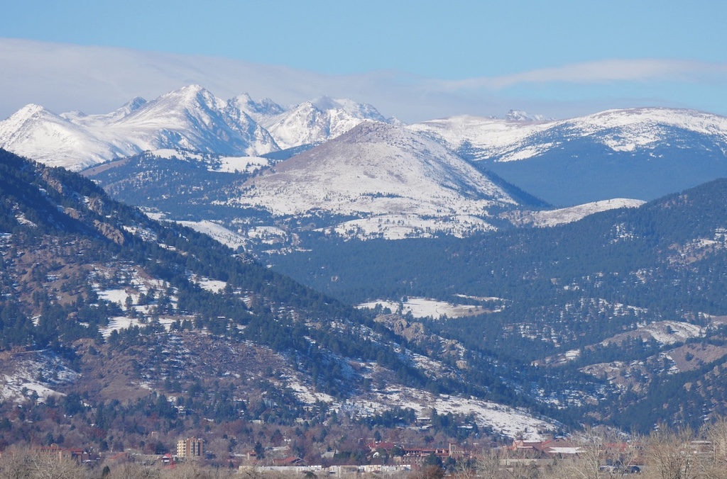 Sugarloaf Mountain, Mountains Visible from Boulder, Colorado (December 2024)
