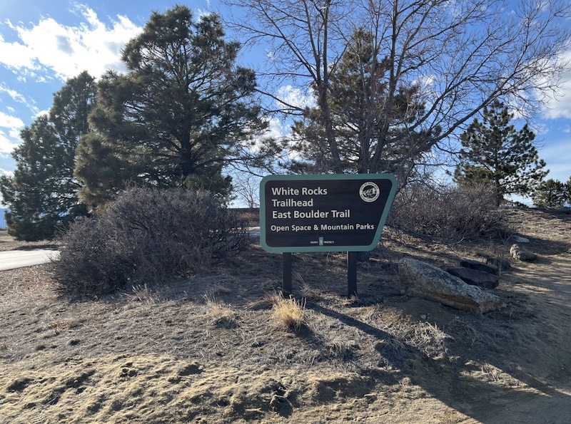 East Boulder Trail, Teller Farm North Trailhead, Boulder (February 2025)