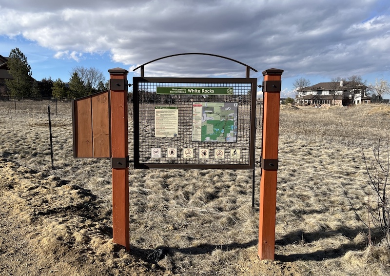 East Boulder Trail, Teller Farm North Trailhead, Boulder (February 2025)